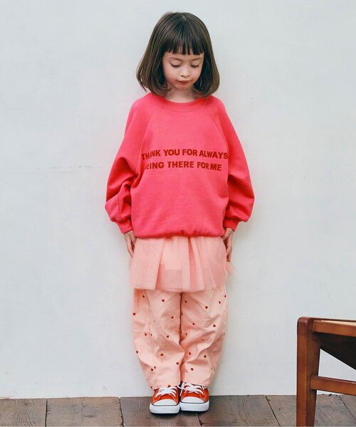 ジュニア対応】家族お揃いでイロチ買いしたいロゴトレーナー