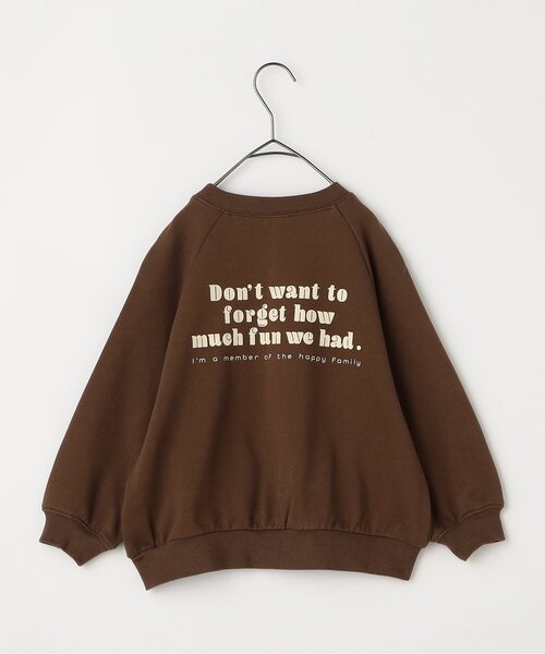 ジュニア対応】家族お揃いでイロチ買いしたいロゴトレーナー