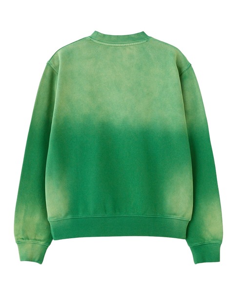 X-girl（エックスガール）の「OVERDYED SWEAT TOP（スウェット・レディース・ピンク/グリーン/ネイビー・S/M）」の8枚目の写真