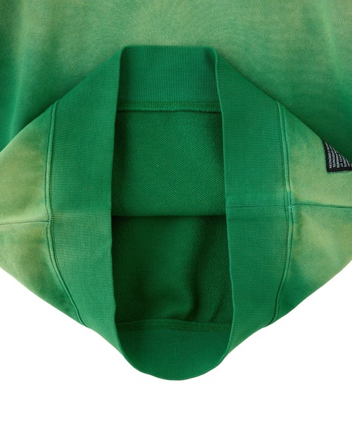 X-girl（エックスガール）の「OVERDYED SWEAT TOP（スウェット・レディース・ピンク/グリーン/ネイビー・S/M）」の14枚目の写真