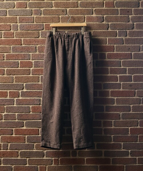 SHIPS（シップス）の「SHIPS: AUTHENTIC コットン ツイード イージーパンツ（その他パンツ・メンズ・ダークグレー/ブラウン/ネイビー/その他・SMALL/MEDIUM/LARGE/X-LARGE）」の3枚目の写真