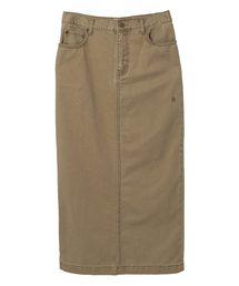 COTTON CHINO STRAIGHT SKIRT