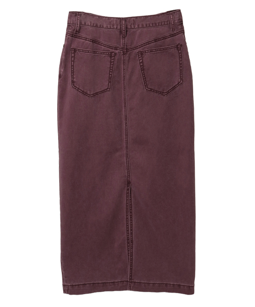 CONVERSE TOKYO（コンバーストウキョウ）の「COTTON CHINO STRAIGHT SKIRT（デニムスカート・レディース・ボルドー/チャコールグレー/ベージュ・FREE）」の12枚目の写真