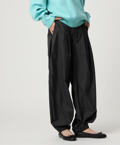 CITEN（シテン）の「＜CITEN＞ナイロンジョガーパンツ（その他パンツ・レディース・ベージュ/ブラック・S/M）」の2枚目の写真