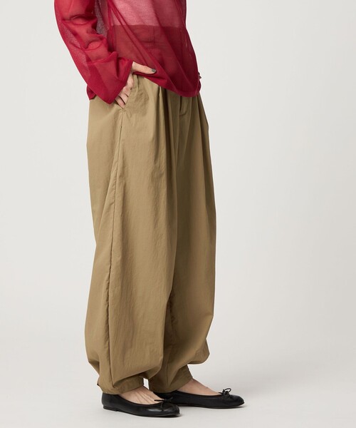 CITEN（シテン）の「＜CITEN＞ナイロンジョガーパンツ（その他パンツ・レディース・ベージュ/ブラック・S/M）」の3枚目の写真