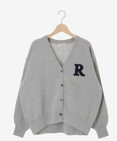 le.coeur blanc（ルクールブラン）の「★再入荷《手洗い可能》サガラ刺繍Vカーディガン（カーディガン/ボレロ・レディース・キャメル/アイボリー/グレー/レッド/ネイビー・38）」の21枚目の写真