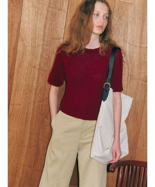 Lugnoncure（ルノンキュール）の「キャンバスショルダートートバッグ《2025autumn catalog item》（ハンドバッグ・レディース・カーキ/オフホワイト/ブラック・F）」の12枚目の写真