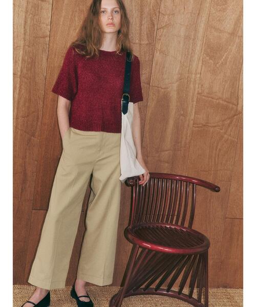 Lugnoncure（ルノンキュール）の「キャンバスショルダートートバッグ《2025autumn catalog item》（ハンドバッグ・レディース・カーキ/オフホワイト/ブラック・F）」の7枚目の写真