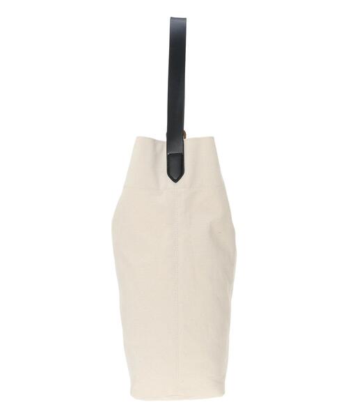 Lugnoncure（ルノンキュール）の「キャンバスショルダートートバッグ《2025autumn catalog item》（ハンドバッグ・レディース・カーキ/オフホワイト/ブラック・F）」の13枚目の写真