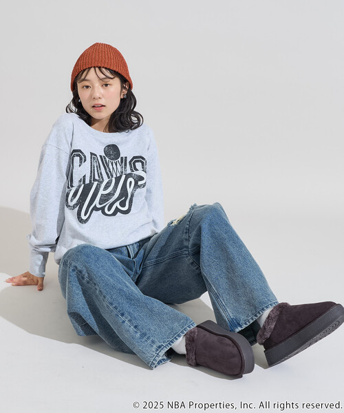 【新品未使用】NBA スウェット M FREAK’S STORE セール】NBAワイドネックロゴスウェット（スウェット）｜FREAK'S STORE