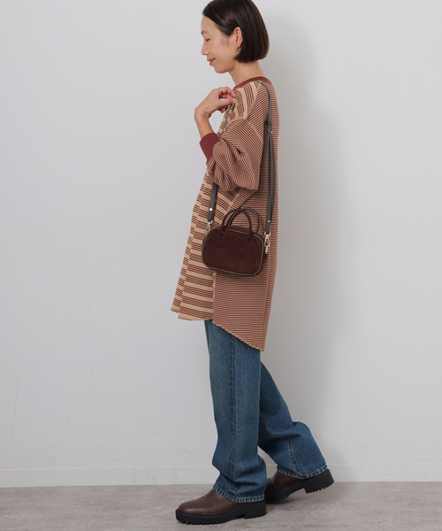 MILLER(ミラー)の「【MILLER/ミラー】 Waffleプルオーバー(Tシャツ/カットソー・レディース・ブラウン/グリーン/ボルドー・FREE)」の4枚目の写真