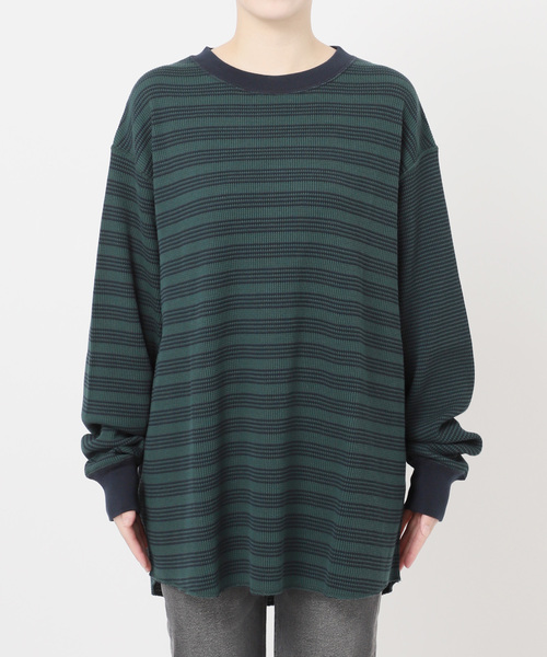 MILLER(ミラー)の「【MILLER/ミラー】 Waffleプルオーバー(Tシャツ/カットソー・レディース・ブラウン/グリーン/ボルドー・FREE)」の20枚目の写真