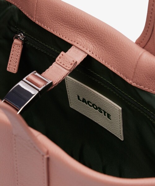 LACOSTE（ラコステ）の「シティコート スモールレザートートバッグ（トートバッグ・レディース・ブラック/ピンクベージュ・FREE）」の20枚目の写真