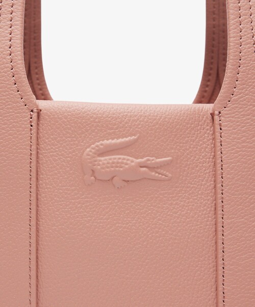 LACOSTE（ラコステ）の「シティコート スモールレザートートバッグ（トートバッグ・レディース・ブラック/ピンクベージュ・FREE）」の21枚目の写真