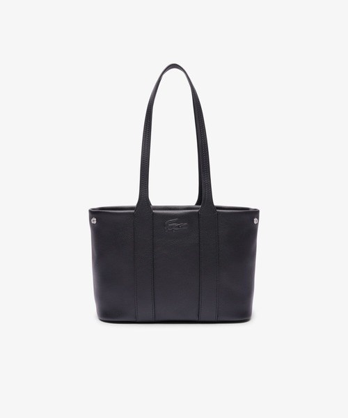 LACOSTE（ラコステ）の「シティコート スモールレザートートバッグ（トートバッグ・レディース・ブラック/ピンクベージュ・FREE）」の2枚目の写真