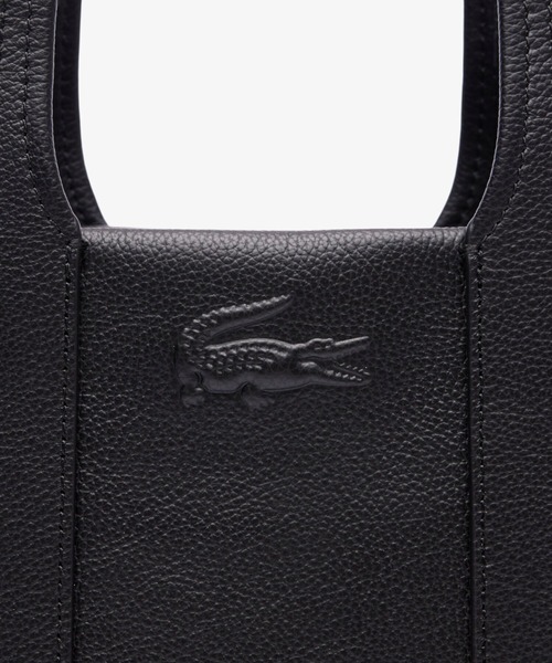 LACOSTE（ラコステ）の「シティコート スモールレザートートバッグ（トートバッグ・レディース・ブラック/ピンクベージュ・FREE）」の13枚目の写真