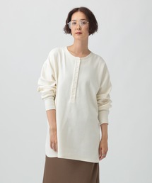 LEPSIM | 2WAYヘンリーネックチュニック　580595(Tシャツ/カットソー)