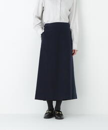 ◆【4サイズ展開】ライトモールスキンAラインスカート