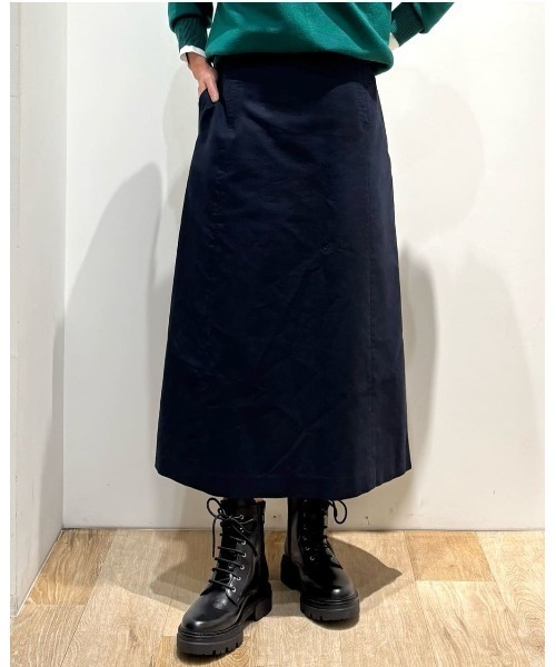 human woman（ヒューマンウーマン）の「◆【4サイズ展開】ライトモールスキンＡラインスカート（スカート・レディース・ベージュ/ネイビー・SMALL/MEDIUM/LARGE/X-SMALL）」の20枚目の写真