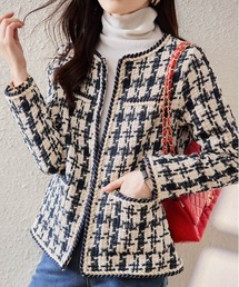 千鳥柄」に該当するノーカラージャケットファッション通販 - ZOZOTOWN