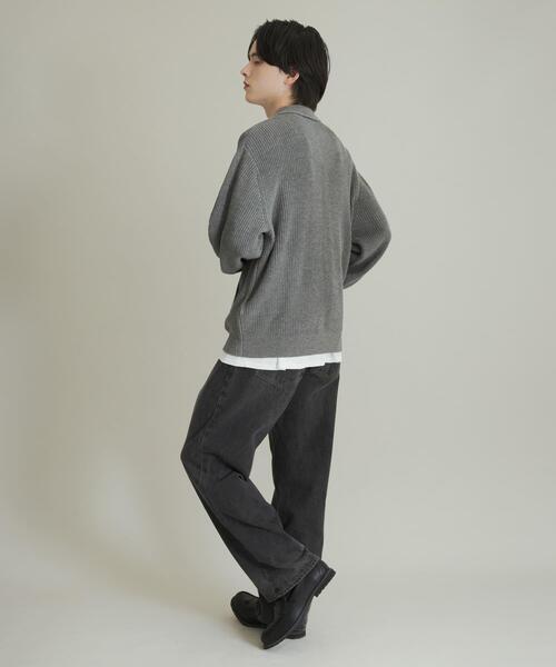 SENSE OF PLACE by URBAN RESEARCH(センスオブプレイスバイアーバンリサーチ)の「ダブルジップニットカーディガン(カーディガン/ボレロ・メンズ・ブルー/グレー/レッド・LARGE/MEDIUM)」の15枚目の写真