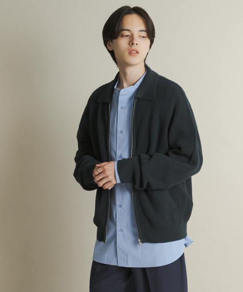 SENSE OF PLACE by URBAN RESEARCH(センスオブプレイスバイアーバンリサーチ)の「ダブルジップニットカーディガン(カーディガン/ボレロ・メンズ・ブルー/グレー/レッド・LARGE/MEDIUM)」の21枚目の写真