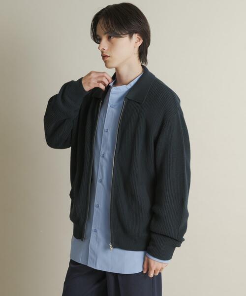 SENSE OF PLACE by URBAN RESEARCH(センスオブプレイスバイアーバンリサーチ)の「ダブルジップニットカーディガン(カーディガン/ボレロ・メンズ・ブルー/グレー/レッド・LARGE/MEDIUM)」の22枚目の写真