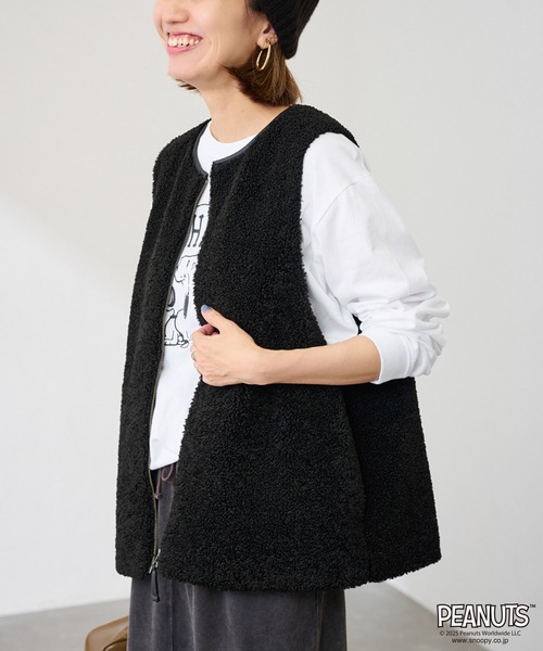 ≪追加 / 手洗い可能≫ボアベスト 3（その他アウター