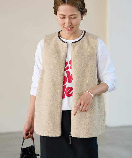 ≪追加 / 手洗い可能≫ボアベスト 3（その他アウター）｜FRAMeWORK