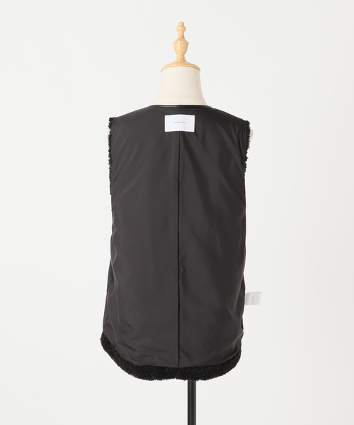 【未使用に近い】FRAMeWORK ボアベスト黒 FRAMeWORK（フレームワーク）の「≪予約≫ボアベスト（）」 - WEAR