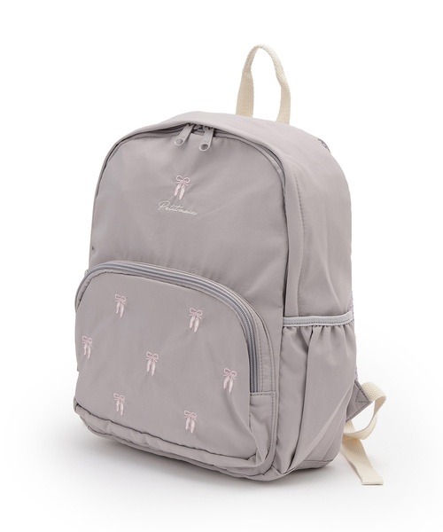 petit main(プティマイン)の「アソートリュック(M)(バックパック/リュック・キッズ・ライトグレー/ブラック/ネイビー/アイボリー/モカ/ラベンダー/ライトカーキ/ベビーピンク/ライトベージュ/チャコール・M)」の9枚目の写真