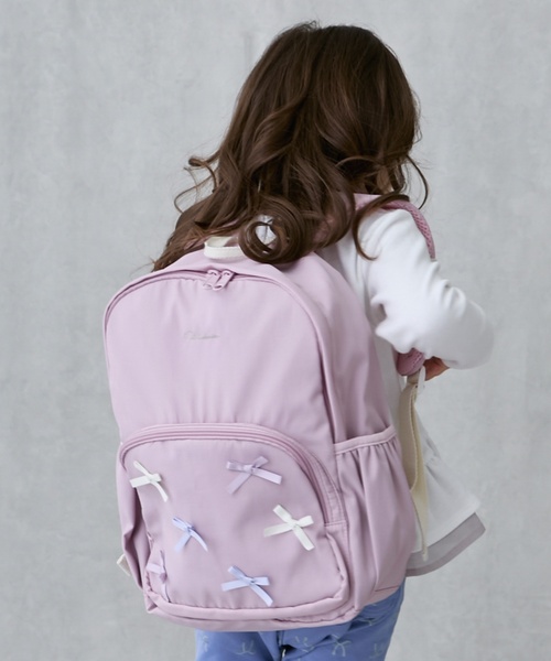 petit main(プティマイン)の「アソートリュック(M)(バックパック/リュック・キッズ・ライトグレー/ブラック/ネイビー/アイボリー/モカ/ラベンダー/ライトカーキ/ベビーピンク/ライトベージュ/チャコール・M)」の10枚目の写真