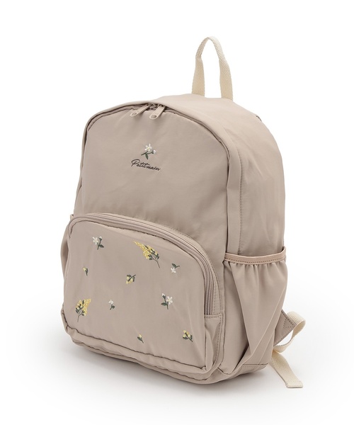 petit main(プティマイン)の「アソートリュック(M)(バックパック/リュック・キッズ・ライトグレー/ブラック/ネイビー/アイボリー/モカ/ラベンダー/ライトカーキ/ベビーピンク/ライトベージュ/チャコール・M)」の6枚目の写真