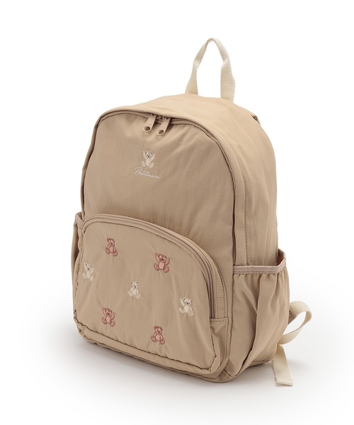 petit main(プティマイン)の「アソートリュック(M)(バックパック/リュック・キッズ・ライトグレー/ブラック/ネイビー/アイボリー/モカ/ラベンダー/ライトカーキ/ベビーピンク/ライトベージュ/チャコール・M)」の5枚目の写真