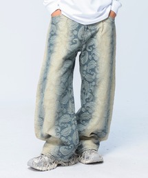 WOODENDOLL（ウッディンドール）の「WOODENDOLL ペイズリー ジャカード カーブ デニム パンツ（デニムパンツ）」