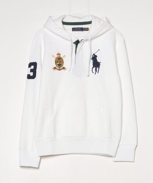 ラルフローレン　パーカー美品　グレージュ　身幅５３ ラルフ フーディ （パーカー）｜POLO RALPH LAUREN / ポロ