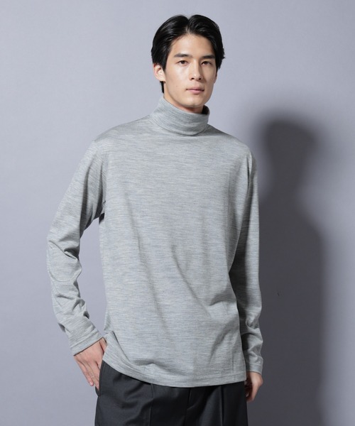 セール】MIYATA×NANO JAPAN MADE 100%WOOL タートルネック（Tシャツ