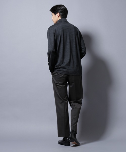 NANO universe(ナノユニバース)の「MIYATA×NANO JAPAN MADE 100%WOOL タートルネック(Tシャツ/カットソー・メンズ・ライトグレー/チャコール/ブラウン・L/M)」の17枚目の写真