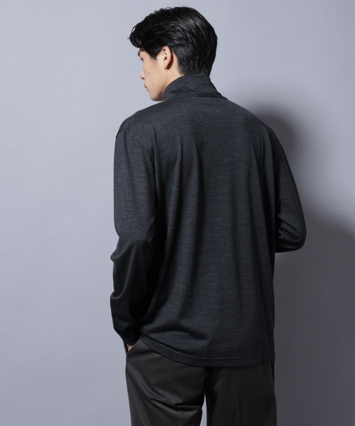 NANO universe(ナノユニバース)の「MIYATA×NANO JAPAN MADE 100%WOOL タートルネック(Tシャツ/カットソー・メンズ・ライトグレー/チャコール/ブラウン・L/M)」の20枚目の写真