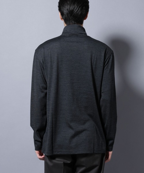 NANO universe(ナノユニバース)の「MIYATA×NANO JAPAN MADE 100%WOOL タートルネック(Tシャツ/カットソー・メンズ・ライトグレー/チャコール/ブラウン・L/M)」の8枚目の写真