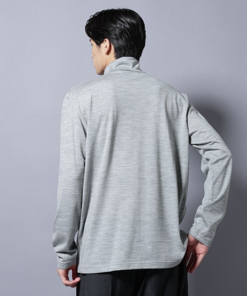 NANO universe(ナノユニバース)の「MIYATA×NANO JAPAN MADE 100%WOOL タートルネック(Tシャツ/カットソー・メンズ・ライトグレー/チャコール/ブラウン・L/M)」の14枚目の写真
