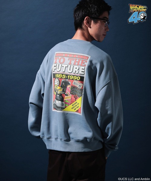 バック・トゥ・ザ・フューチャー/ニコアンド バック・トゥ・ザ・フューチャー】コラボプリントプルオーバー