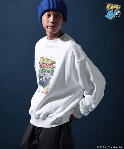 niko and...(ニコアンド)の「【バック・トゥ・ザ・フューチャー】コラボプリントプルオーバー(スウェット・メンズ・ブラック/オフホワイト/ブルー/イエロー・MEDIUM/LARGE)」の12枚目の写真