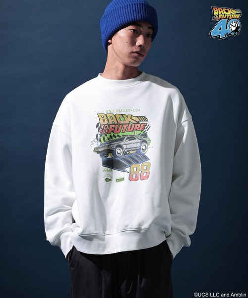 niko and...(ニコアンド)の「【バック・トゥ・ザ・フューチャー】コラボプリントプルオーバー(スウェット・メンズ・ブラック/オフホワイト/ブルー/イエロー・MEDIUM/LARGE)」の13枚目の写真