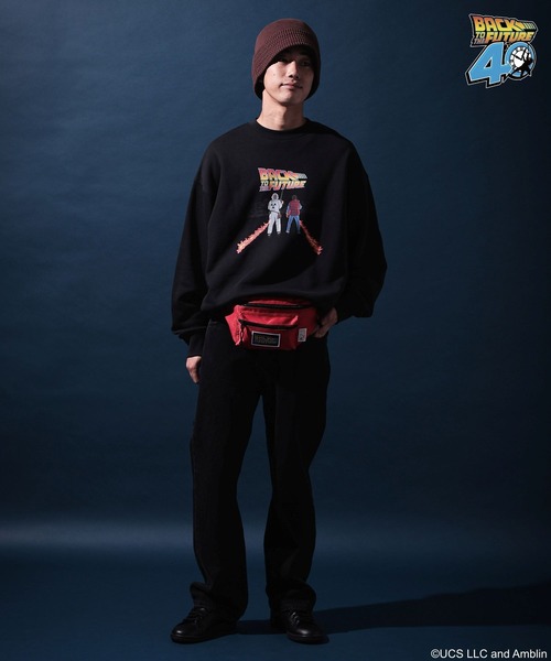 niko and...(ニコアンド)の「【バック・トゥ・ザ・フューチャー】コラボプリントプルオーバー(スウェット・メンズ・ブラック/オフホワイト/ブルー/イエロー・MEDIUM/LARGE)」の14枚目の写真