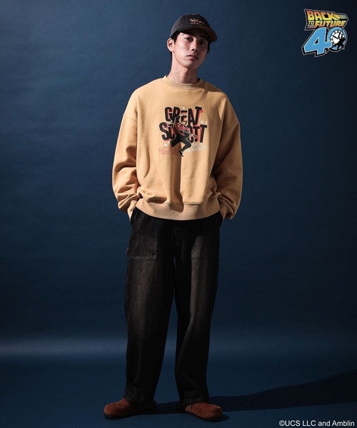 niko and...(ニコアンド)の「【バック・トゥ・ザ・フューチャー】コラボプリントプルオーバー(スウェット・メンズ・ブラック/オフホワイト/ブルー/イエロー・MEDIUM/LARGE)」の19枚目の写真