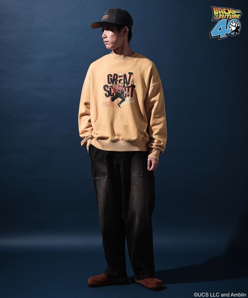 niko and...(ニコアンド)の「【バック・トゥ・ザ・フューチャー】コラボプリントプルオーバー(スウェット・メンズ・ブラック/オフホワイト/ブルー/イエロー・MEDIUM/LARGE)」の20枚目の写真