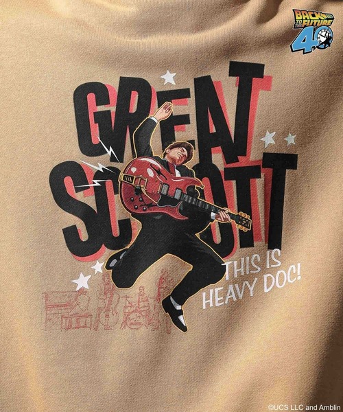 niko and...(ニコアンド)の「【バック・トゥ・ザ・フューチャー】コラボプリントプルオーバー(スウェット・メンズ・ブラック/オフホワイト/ブルー/イエロー・MEDIUM/LARGE)」の6枚目の写真