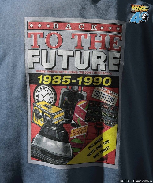 niko and...(ニコアンド)の「【バック・トゥ・ザ・フューチャー】コラボプリントプルオーバー(スウェット・メンズ・ブラック/オフホワイト/ブルー/イエロー・MEDIUM/LARGE)」の7枚目の写真