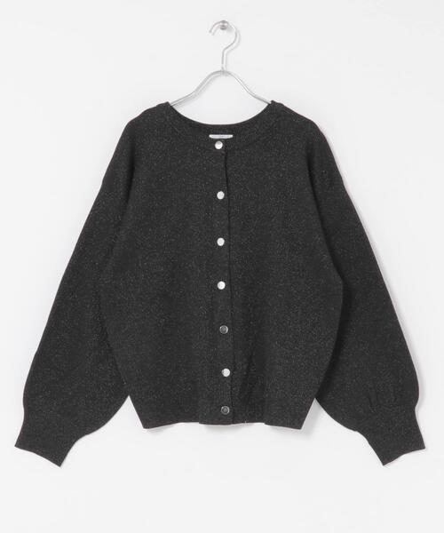 ITEMS URBANRESEARCH(アイテムズ アーバンリサーチ)の「ドットボタンラメニットカーディガン(カーディガン/ボレロ・レディース・グレー/レッド/ブラック・FREE)」の21枚目の写真